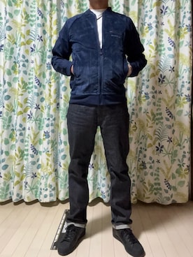 「アイテム（その他アウター）」を使った、racchiさん（メンズ・176cm）の秋コーディネート
