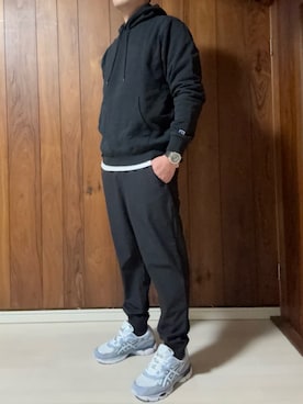 「アイテム（Tシャツ/カットソー）」を使った、racchiさん（メンズ・176cm）の秋コーディネート