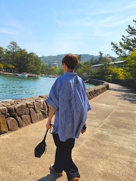 「アイテム（トップス）」を使った、soutaさん（メンズ・170cm）の夏コーディネート