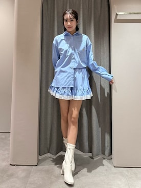 yunaさん（レディース・161cm）の冬コーディネート