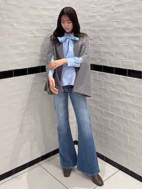 「dazzlin（ダズリン）のアイテム」を使った、yunaさん（レディース・161cm）の冬コーディネート