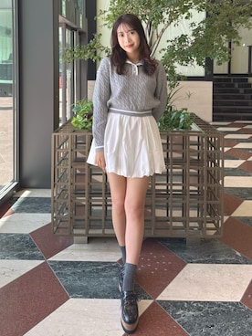 「FILA」｜yunaさん（レディース・161cm）の秋コーディネート