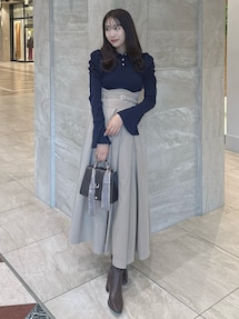 シャツカラーコルセットタックワンピース｜ダズリン（dazzlin）公式