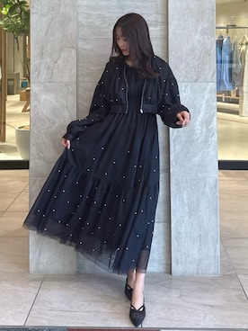 「dazzlin（ダズリン）のアイテム」を使った、yunaさん（レディース・161cm）の春コーディネート