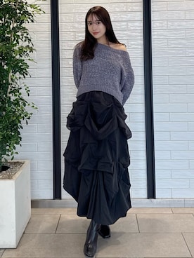 「dazzlin（ダズリン）のアイテム」を使った、yunaさん（レディース・161cm）の冬コーディネート