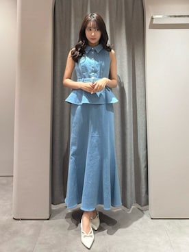 「dazzlin（ダズリン）のアイテム」を使った、yunaさん（レディース・161cm）の春コーディネート