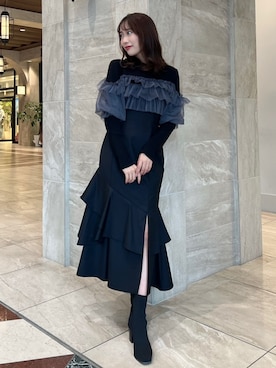 yunaさん(レディース・161cm)の冬コーディネート