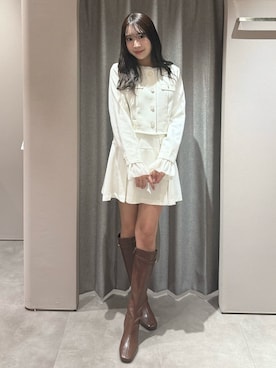 yunaさん（レディース・161cm）の冬コーディネート