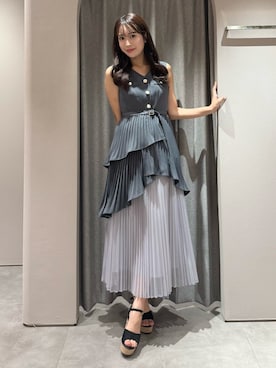 「dazzlin（ダズリン）のアイテム」を使った、yunaさん（レディース・161cm）の春コーディネート