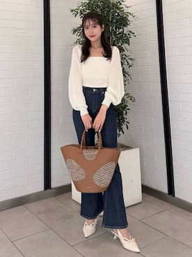「dazzlin（ダズリン）のアイテム」を使った、yunaさん（レディース・161cm）の春コーディネート