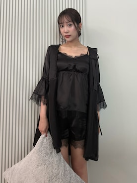 「アイテム（ルームウェア）」を使った、yunaさん（レディース・161cm）の夏コーディネート