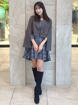 yunaさん（レディース・161cm）の秋コーディネート