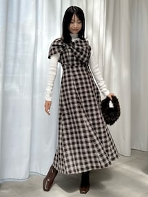 追加生産分】ビッグリボンレイヤードワンピース｜ダズリン（dazzlin