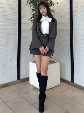 yunaさん(レディース・161cm)の秋コーディネート