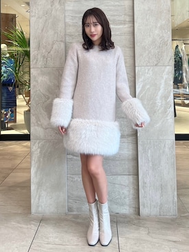 yunaさん（レディース・161cm）の冬コーディネート