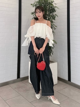 「dazzlin（ダズリン）のアイテム」を使った、yunaさん（レディース・161cm）の春コーディネート