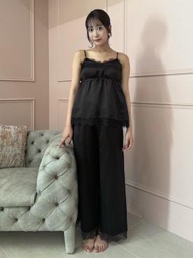 「アイテム（ルームウェア）」を使った、yunaさん（レディース・161cm）の夏コーディネート