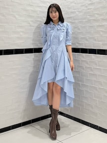 リボンディティールイレヘムシャツワンピース｜ダズリン（dazzlin