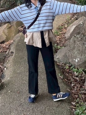 「BEAMS（ビームス）のアイテム（バッグ）」を使った、tamagoさん（レディース・166cm）の春コーディネート
