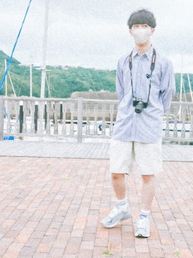 「crocodile（クロコダイル）のアイテム」を使った、machidakoutaroさん（メンズ・173cm）の夏コーディネート