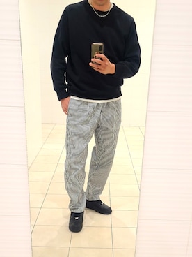 「アイテム（チノパンツ、その他）」を使った、ricky931さん（メンズ・183cm）の春コーディネート