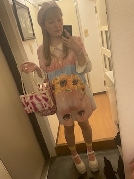 「夢展望（ユメテンボウ）のアイテム」を使った、かものなつみさん（レディース・165cm）の春コーディネート