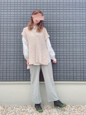 uichan❁⃘*.ﾟさん（レディース・162cm）の秋コーディネート