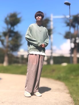 「LILL（リル）のアイテム（テーラードジャケット）」を使った、yusuke(相互)さん（メンズ・178cm）の秋コーディネート