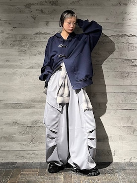 「HARE（ハレ）のアイテム（パンツ）」を使った、sakurarapartyさん（レディース・160cm）の春コーディネート