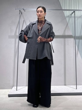 「アイテム（トレンチコート）」を使った、sakurarapartyさん（レディース・160cm）の夏コーディネート