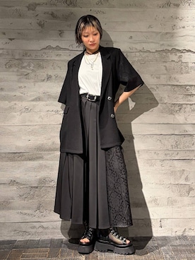 「HARE（ハレ）のアイテム（テーラードジャケット）」を使った、sakurarapartyさん（レディース・160cm）の春コーディネート