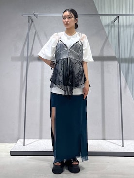 「アイテム（キャミソール）」を使った、sakurarapartyさん（レディース・160cm・20代）の夏コーディネート