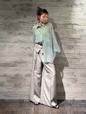 「HARE（ハレ）のアイテム（パンツ）」を使った、sakurarapartyさん（レディース・160cm）の春コーディネート