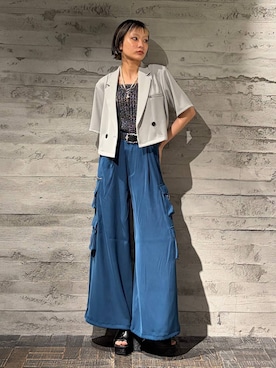 「HARE（ハレ）のアイテム（テーラードジャケット）」を使った、sakurarapartyさん（レディース・160cm）の春コーディネート