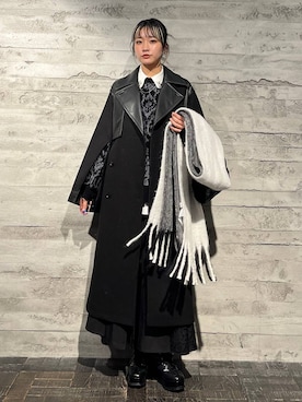 「アイテム（チェスターコート）」を使った、sakurarapartyさん（レディース・160cm・20代）の冬コーディネート