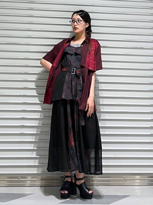 HARE リフレクションフラワーキャミワンピース 完売品 リフレクションフラワーキャミワンピース(HARE)（ワンピース
