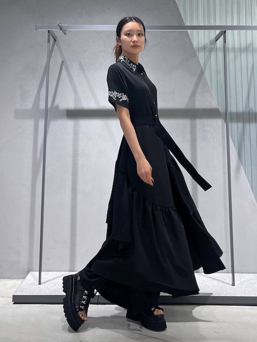 セール】アシメフリルシシュウワンピース(HARE)（ワンピース）｜HARE