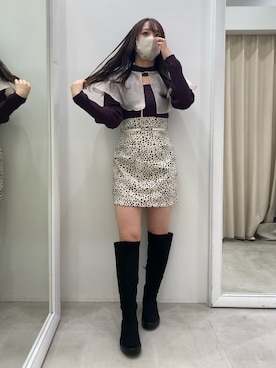 「つけ襟」｜mizuki♡さん（レディース・157cm）の秋コーディネート