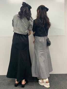 「アイテム（ワンピース、その他）」を使った、mizuki♡さん（レディース・157cm）の夏コーディネート