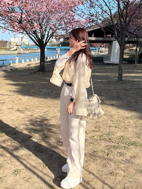 soaさんの「プリーツキンチャクＢＡＧ　863163」を使ったコーディネート