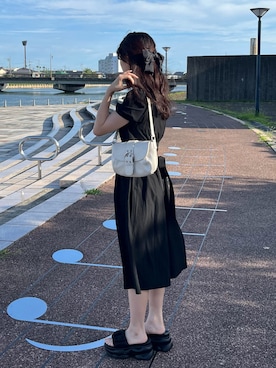 「アイテム（ワンピース）」を使った、soaさん（レディース・154cm）の秋コーディネート