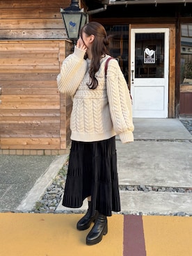 「いいね返し」｜soaさん（レディース・154cm）の秋コーディネート