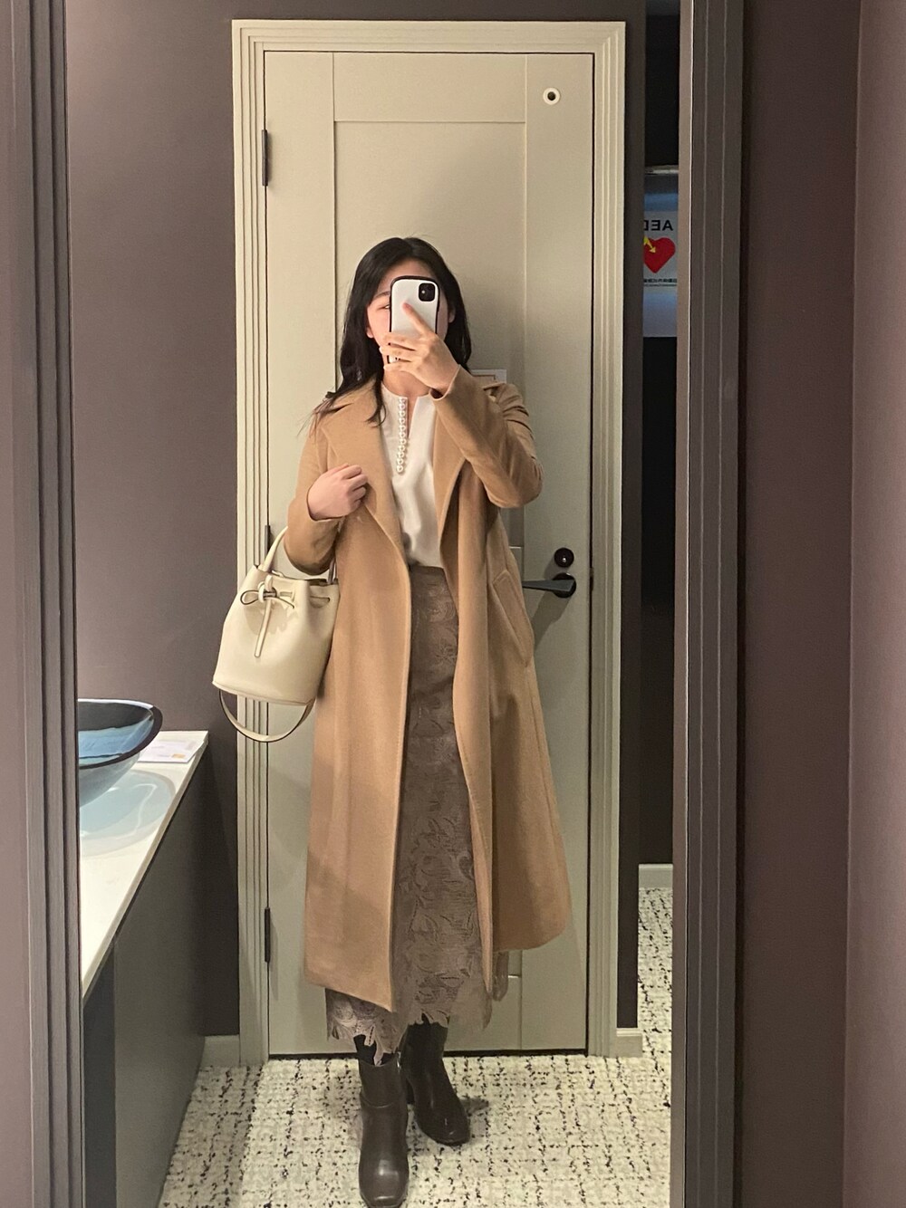 TOMORROWLAND （トゥモローランド）の「カシミヤ ベルト付きラップ