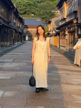 「アイテム（ワンピース）」を使った、sayuさん（レディース・145cm）の夏コーディネート