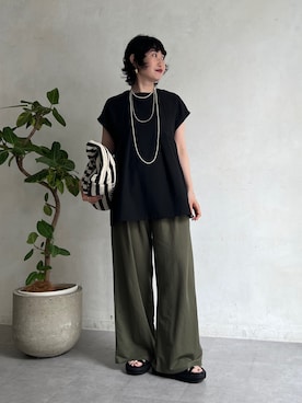 M a k oさん(レディース・155cm)の夏コーディネート
