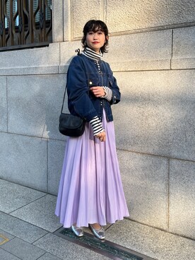 M a k oさん（レディース・155cm）の冬コーディネート