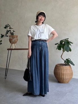 M a k oさん(レディース・155cm)の夏コーディネート