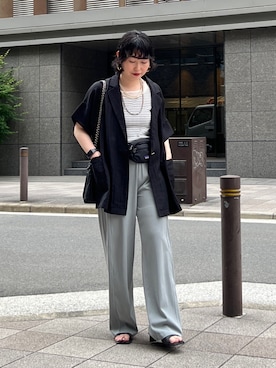 M a k oさん（レディース・155cm）の夏コーディネート