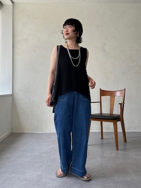 M a k oさん(レディース・155cm)の夏コーディネート