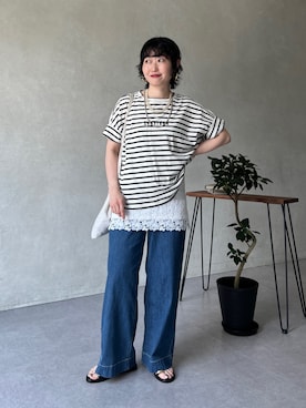 M a k oさん(レディース・155cm)の夏コーディネート